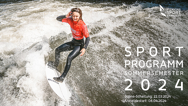 Sportprogramm Sommersemester: Online-Schaltung 22.03., Anmeldestart: 08.04.2024