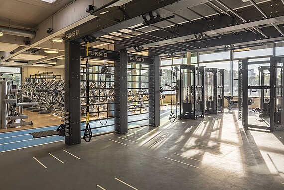Blick auf die FUNS B Trainingsstation.