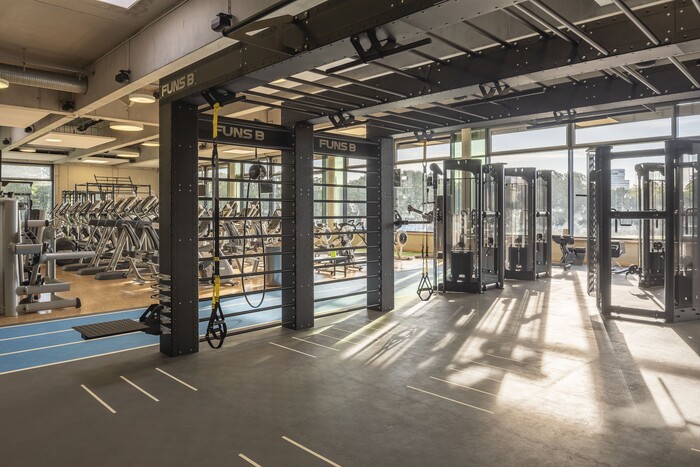 Blick auf die FUNS B Trainingsstation.