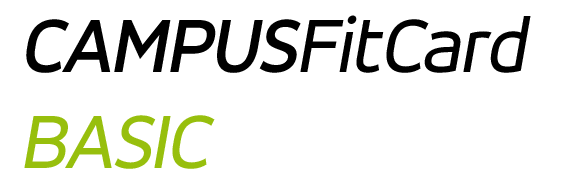 Die Überschrift der CAMPUSFitCard BASIC.