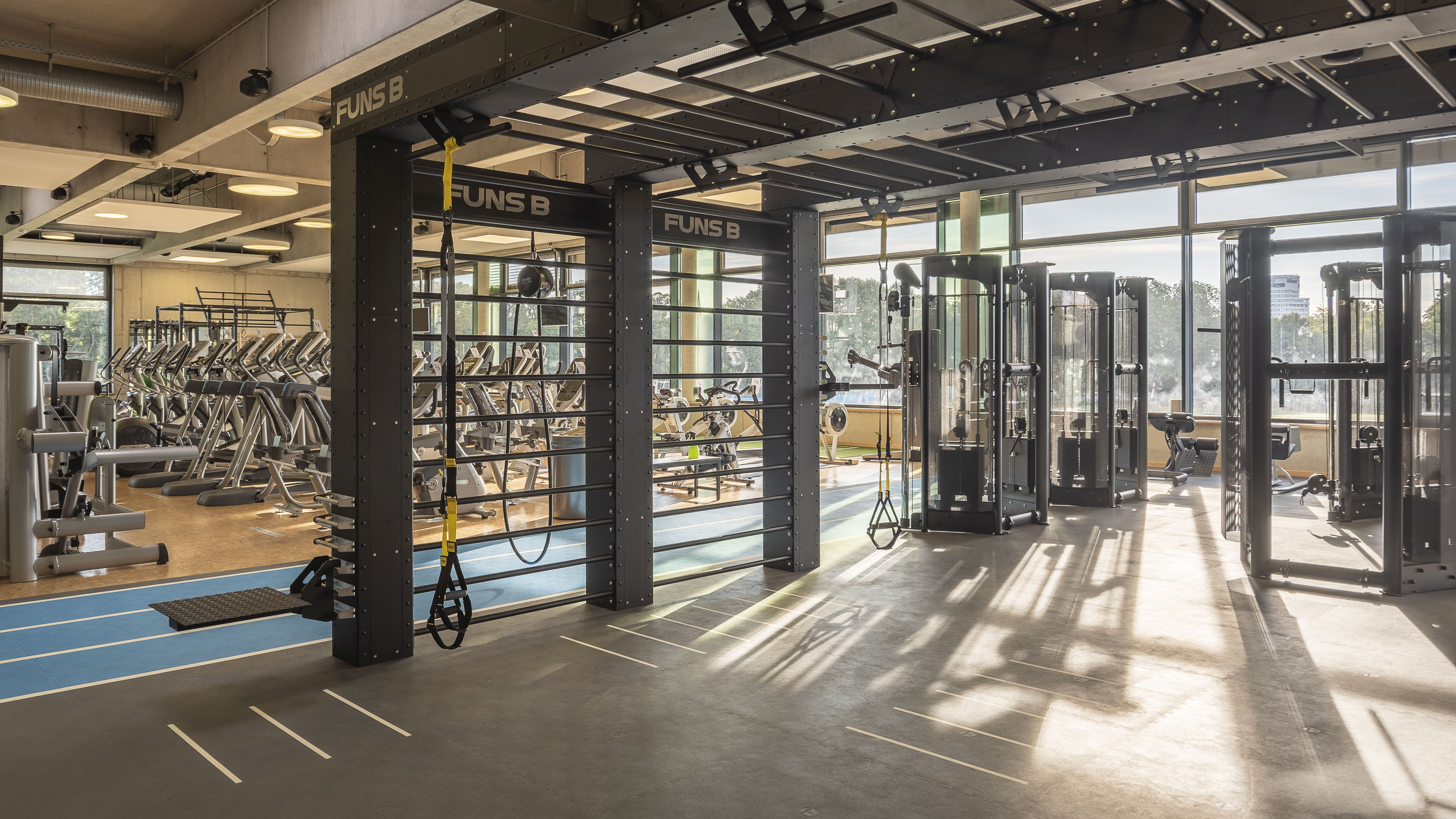 Blick auf die FUNS B Trainingsstation.